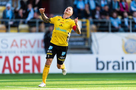 Elfsborgs Samuel Holmén deppar