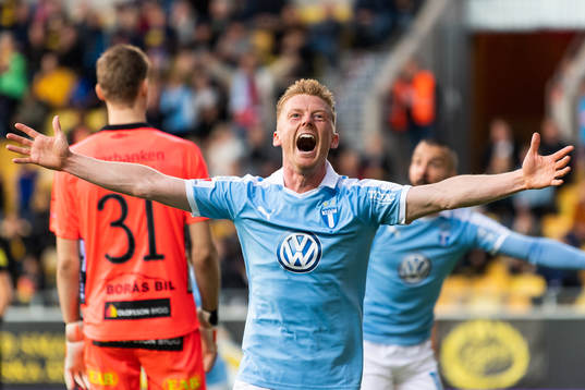Malmö FFs Anders Christiansen jublar