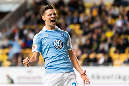 Malmö FFs Marcus Antonsson jublar
