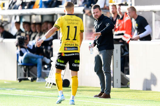 Elfsborgs manager Jimmy Thelin