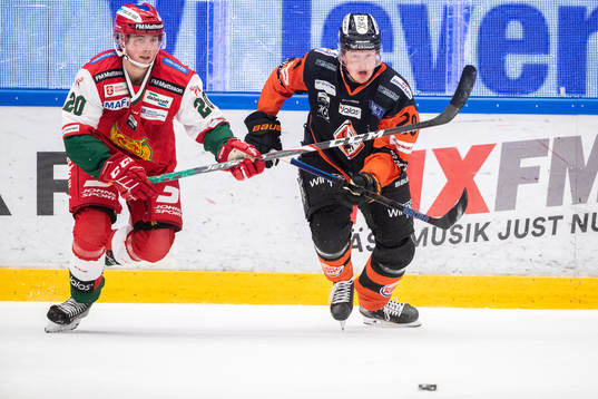 Moras Nils Carnbäck och Karlskronas Samuel Solem