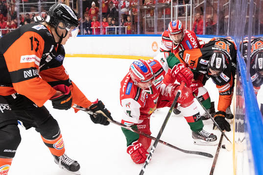 Moras Jonathan Granström och Tomas Skogs och Karlskronas