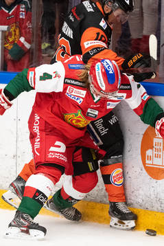 Moras Viktor Amnér och Karlskronas Mikael Roslund
