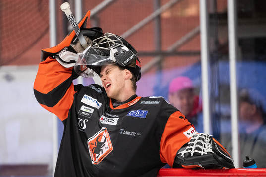 Karlskronas målvakt Marcus Hellgren