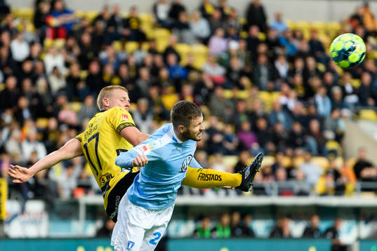 Elfsborgs Per Frick och Malmö FFs Eric Larsson