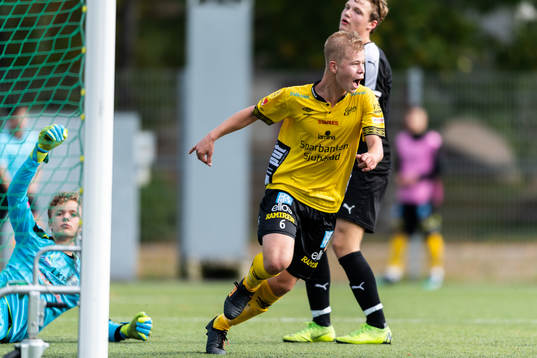 Elfsborgs Filip Gustafsson jublar