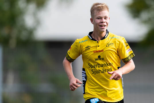 Elfsborgs Filip Gustafsson jublar