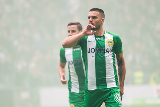 Hammarbys Vladimir Rodic jublar