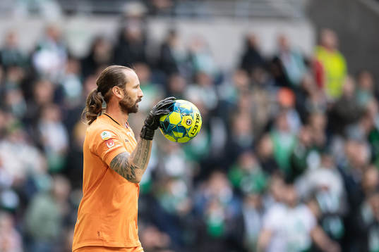 Hammarbys målvakt Johan Wiland