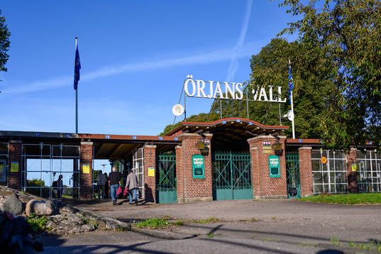 Örjans Vall före fotbollsmatchen i Superettan mellan