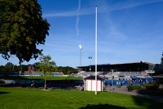 Örjans Vall före fotbollsmatchen i Superettan mellan