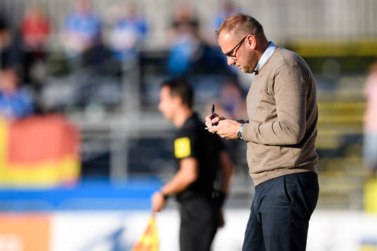 Halmstads tränare Magnus Haglund