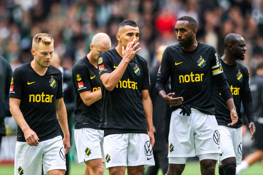 s Sebastian Larsson, Nabil Bahoui och Henok Goitom deppar