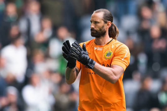 Hammarbys målvakt Johan Wiland