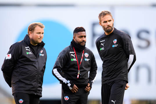 Assisterande tränare Jens Karlsson, Alexander Tengryd och