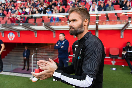 Helsingborgs tränare Olof Mellberg