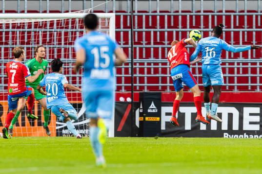 AFC Eskilstunas Onyedikachukwu Samuel Nnamani nickar in 1-1