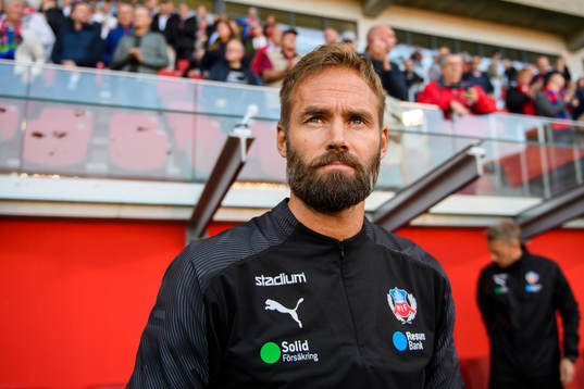 Helsingborgs tränare Olof Mellberg