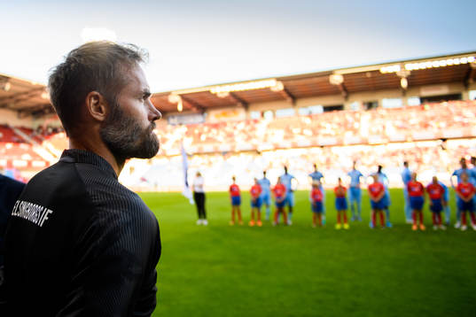 Helsingborgs tränare Olof Mellberg