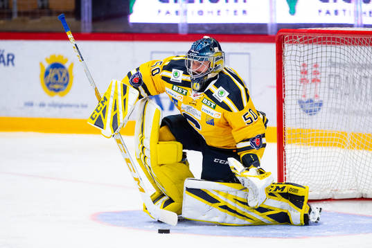 Södertäljes målvakt Alexander Sahlin
