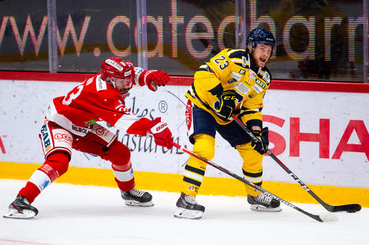 Timrås Albin Lundin och Södertäljes Bobbo Pettersson