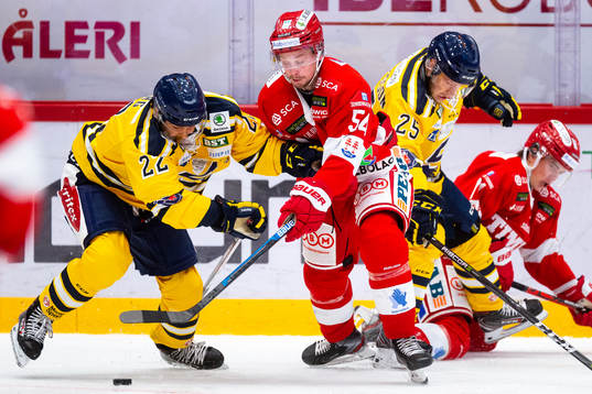 Södertäljes David Berg och Timrås Jonathan Dahlén