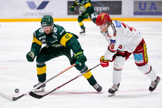 Björklövens Sebastian Selin och Modos Tom Hedberg