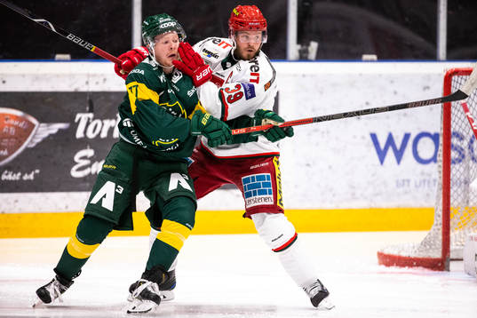 Björklövens David Lindquist och Modos Tobias Enström