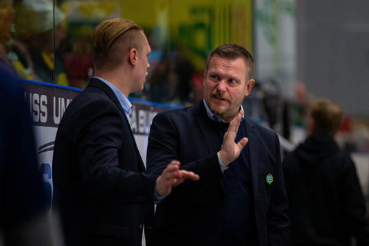 Björklövens tränare Joakim Fagervall