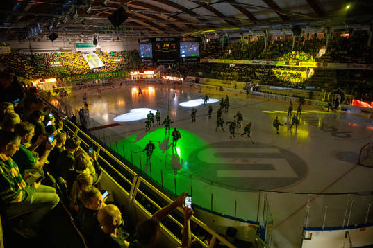 Interiör vy av A3 arena