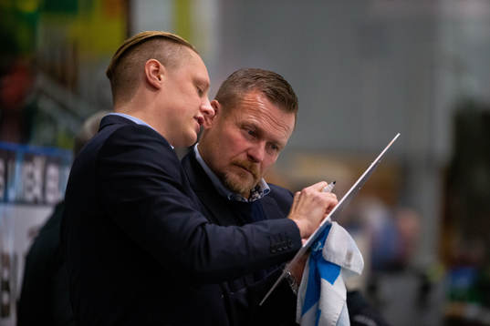 Björklövens tränare Joakim Fagervall