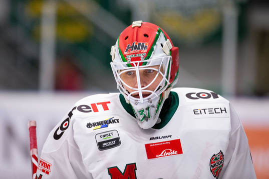 Modos målvakt Linus Lundin