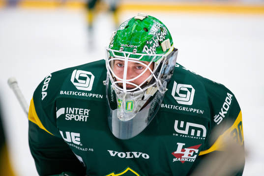Björklövens målvakt Mattias Pettersson