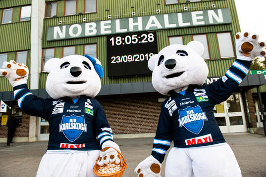 Boris och Doris BIK Karlskogas maskotar