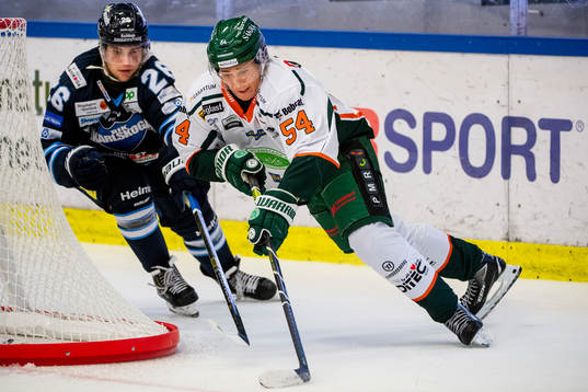Karlskogas Dennis Fröland och Kristianstads Johan Lundgren