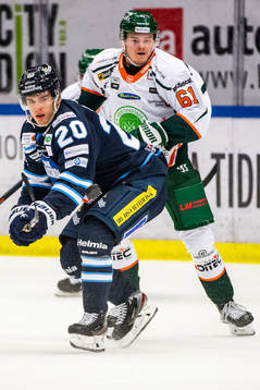 Karlskogas Nikola Pasic och Kristianstads Malte Sjögren