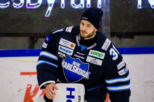 Karlskogas målvakt Tim Juel