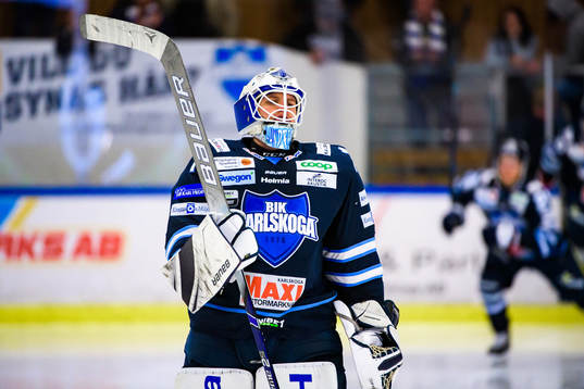 Karlskogas målvakt Henrik Lundberg