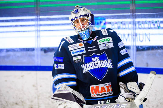 Karlskogas målvakt Henrik Lundberg