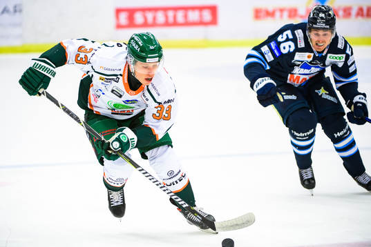 Kristianstads Morten Jensen och Karlskogas Fredrik Forsberg