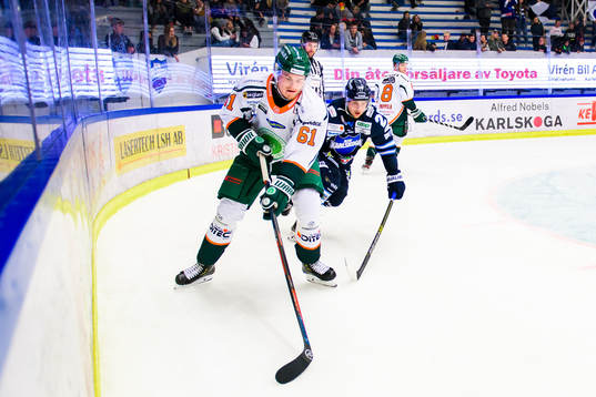 Kristianstads Malte Sjögren och Karlskogas Dennis Fröland
