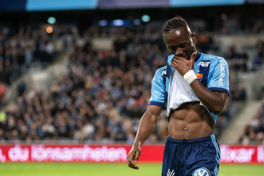 Djurgårdens Mohamed Buya Turay deppar