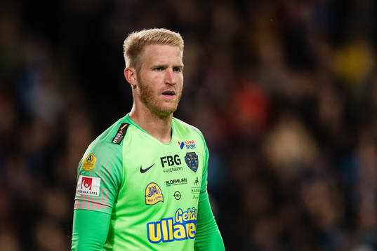 Falkenbergs målvakt Hampus Nilsson