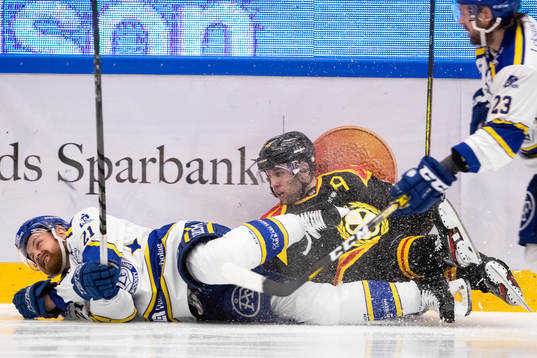 Leksands Mattias Ritola och Brynäs Greg Scott