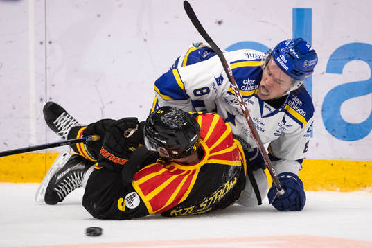 Brynäs Lukas Kilström och Leksands Filip Johansson