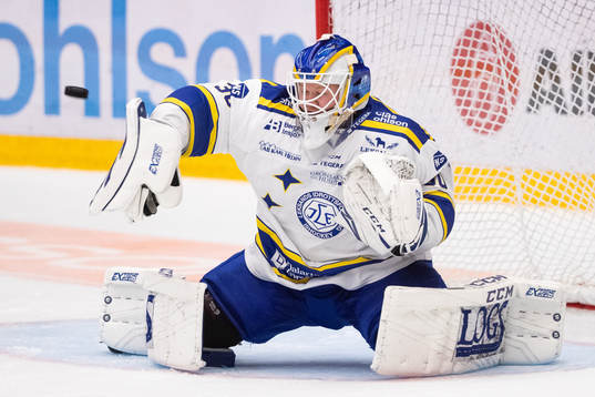 Leksands målvakt Janne Juvonen