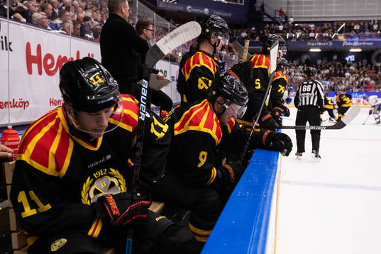 Brynäs Josef Ingman  och Niclas Andersén deppar
