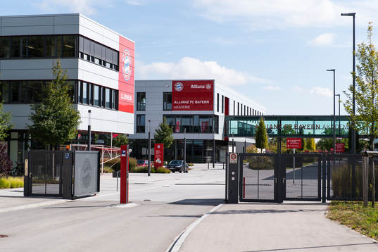 The Entrance to the Campus of Bayern Munich