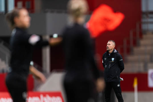 Marcus Lantz, head coach of Göteborg