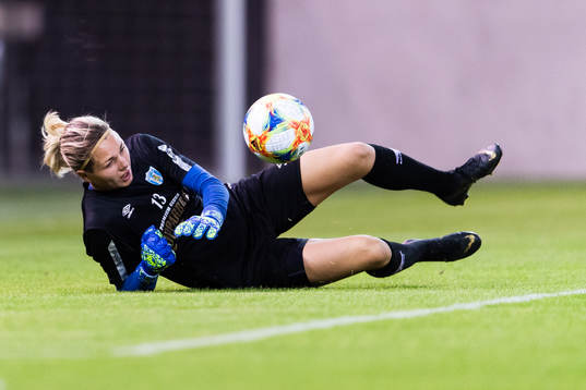 Goalkeeper Jennifer Falk of Göteborg